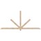 Ekena Millwork Kennewick Smooth Timber Gable Bracket, Douglas Fir, 96"W x 44"H x 1 1/2"D x 3 1/2"F, 11/12 Pitch GBW096X44X0204KEN00SDF - alternate 1